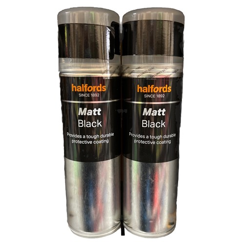 Matt black spray paint - black,