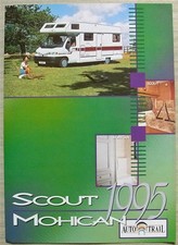 PEUGEOT SCOUT & MOHICAN MOTORHOMES By AUTO TRAIL Sales Leaflet 1995