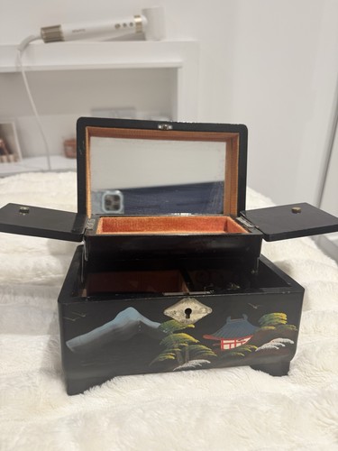 Vintage japanese black lacquer - japanese,