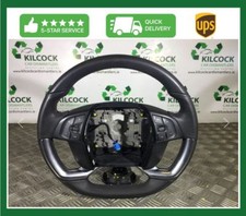 2016 CITROEN C4 GRAND PICASSO STEERING WHEEL LEATHER MULTI FUNCTION 98096592ZD