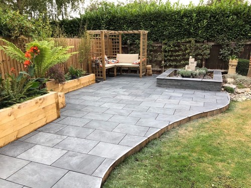 Black brazilian slate - black,