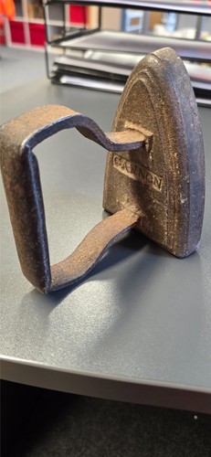 Antique vintage cast iron flat - antique,