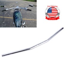 1" Chrome Handlebars Drag Bars For Harley Sportster XL 883 XR 1200 Dyna Softail