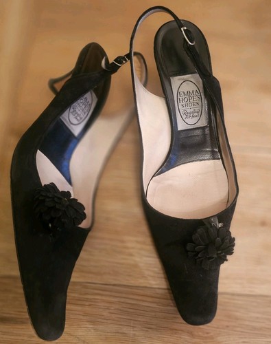 Emma hope shoes black suede - shoes,