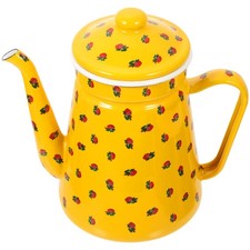  Vintage Coffee Pot Yellow
