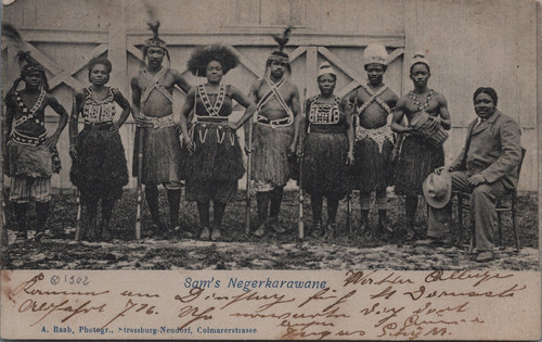 Human zoo colonial - zoo,,