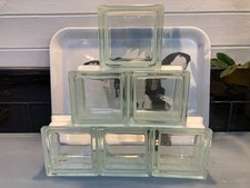 Glass Brick Block 115mm x 115mm x 80mm Architectural Wall Squares - Solaris