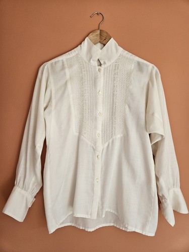 Vintage 80s 90s smocked - , bib
