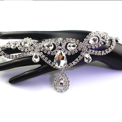 16x33cm rhinestone applique - 16x33cm,