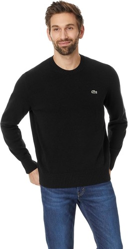 Lacoste mens carded wool crew - mens,