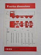 ERF B SERIES SPECIFICATIONS