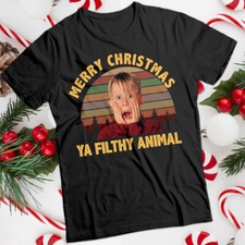 Home Alone Christmas T-Shirt Funny Ugly Mens and Womens Tee #MC
