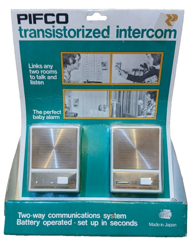 Vintage pifco intercom model - vintage,