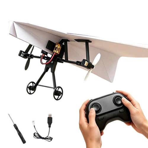 Diy remote control paper plane - control,