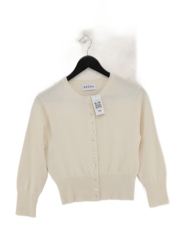 Brora women cardigan cream - brora,