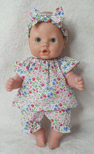 11"-12" dolls clothes floral