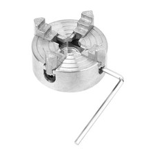 4-Jaw Lathe Chuck Self Centering High Strength Wood Turning Chuck Clamping