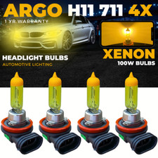 H11 Xenon Yellow Amber Front Fog Light 100w 711 PGJ19-2 DRL Headlight Bulbs