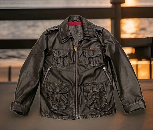 Superdry brad leather jacket - superdry,