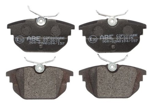 Rear abe c2f005abe brake pad - rear,