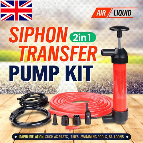 Hand transfer siphon - siphon, syphon