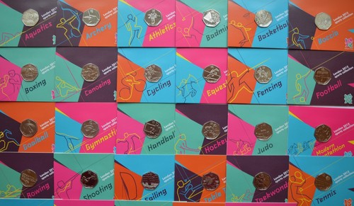 2012 london olympics games 50p - 2012,