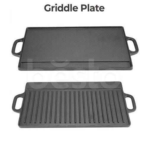 45cm griddle plate cast - 45cm,
