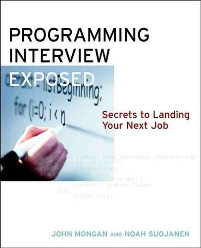 Programming interviews - programming,