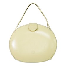 LOEWE Leather Handbag Beige Gold