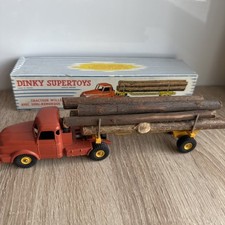 Willeme Log Carrier Truck by French Dinky Toys No. 897 (later numbering). VNM