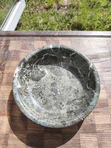 Rock agate stone bowl heavy - rock, agate?stone