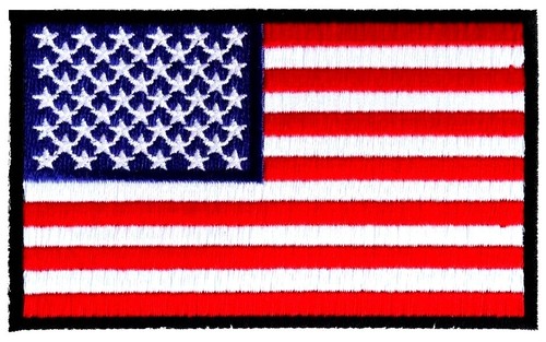 American flag patch usa - american,