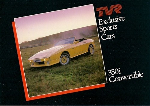 Tvr 350i convertible series - tvr, 2