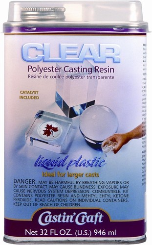 Clear casting resin with - casting,