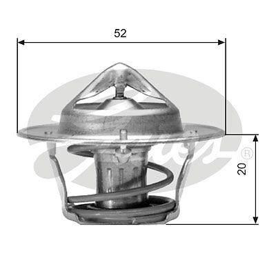 Gates thermostat for suzuki - thermostat,