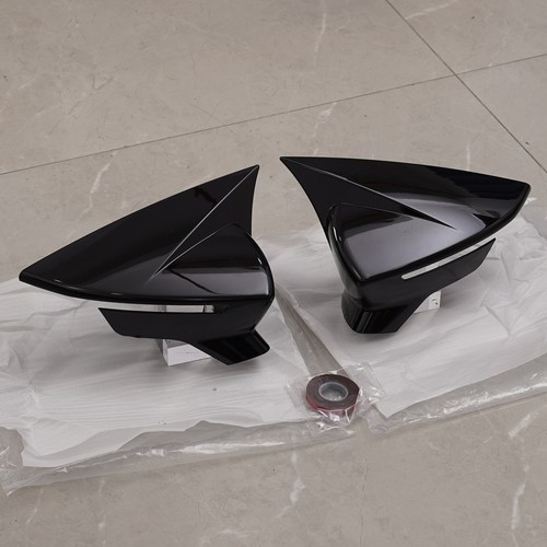 Gloss black wing mirror - mirror, cover