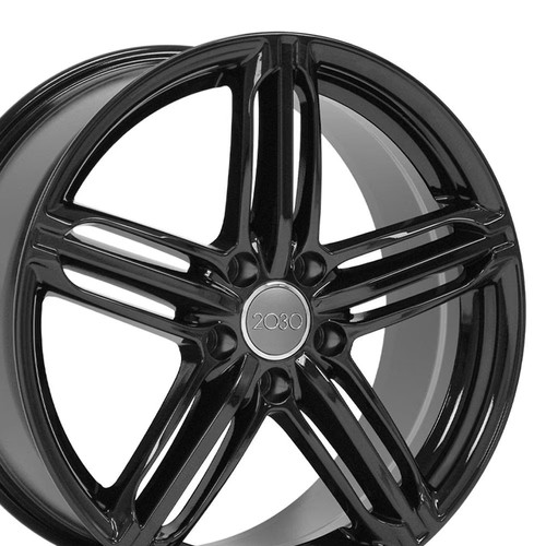 Set 18x8 black 58840 wheels - black,
