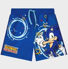Sonic The Hedgehog Swim Shorts | Boys Swimming Trunks | Sonic Swimwear For Boys