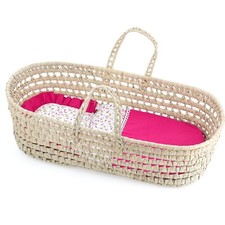 Palm Moses Basket for Doll up to 50 cm Diabolo-Grenadine - Petitcollin 800121