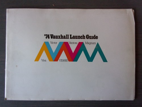 Vauxhall range orig 1974 - orig, uk