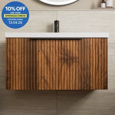 Fluted 800mm Bathroom Vanity