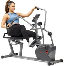 Sunny Health & Fitness Performance Interactive Recumbent Cross Trainer