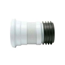 110mm Flexible Extending Toilet WC Pan Connector LENGTH 200-350mm small