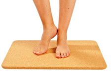 Rectangular Cork Bath Mat Non