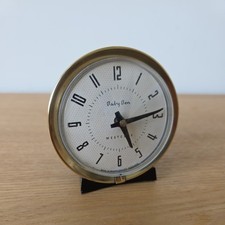 Vintage Baby Ben bedside alarm clock. 1950s.