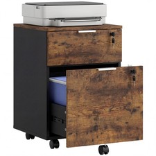 HOMCOM 2 Drawer Filing Cabinet