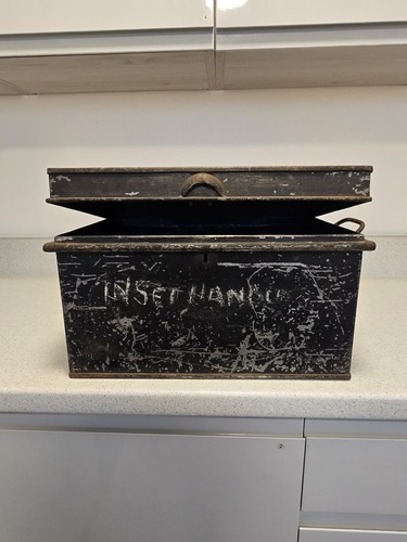Antique steel metal - steel, deed