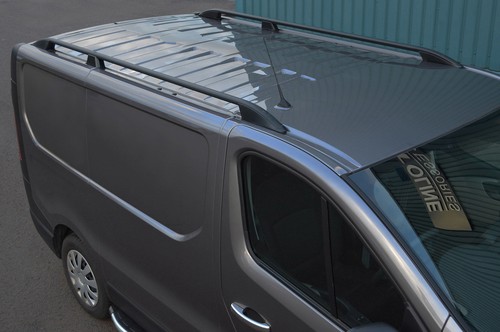 Black aluminium roof rack - black,
