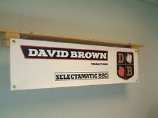 David Brown Selectamatic 880 Banner Tractor Shed Workshop Agriculture Show
