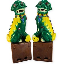 Vintage Chinese Green Glazed